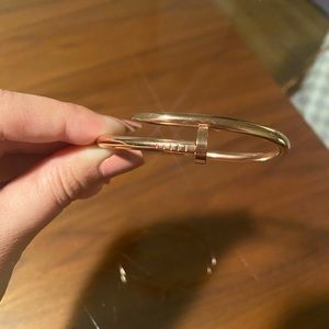 Nail bracelet